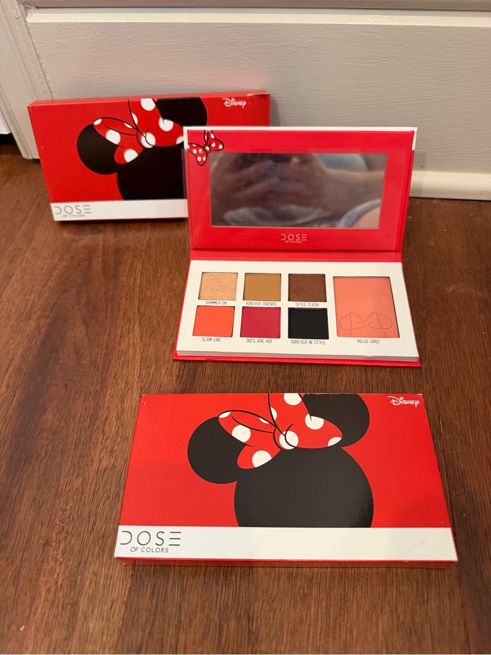 Dose of Colors Minnie Mouse Eyeshadow Palette - Red